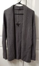 Banana Republic Women&#39;s Cardigan Sweater Size Large Merino Extra Fine Wool Blend - £18.15 GBP