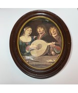 Framed Vintage Art Italian Renaissance Print: Lorenzo Costa&#39;s &quot;A Concert&quot; - $461.34 MXN