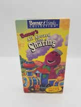 Barney &amp; Friends - Barney’s All Aboard for Sharing (VHS, 1996) Sing Along *READ* - £8.09 GBP