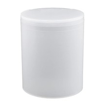 2 Liter / 0.5 Gallon Mini Trash Can With Flip Lid - Compact Wastebasket For Bath - £17.27 GBP