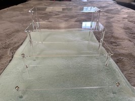 Hmdivor Acrylic Risers for Display 1 Pack 4 Tier Acrylic Display Risers ... - $22.87