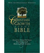 NIV Christian Growth Study Bible, Hardcover Anonymous - $54.83 CAD