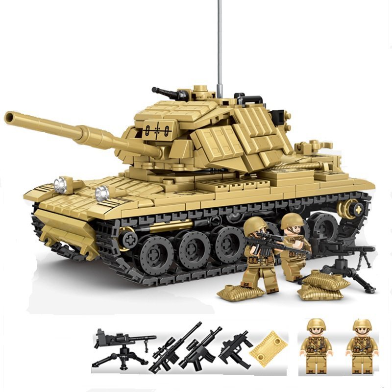 Custom War Military Base M60 Tank Boys Cool Toy Gift