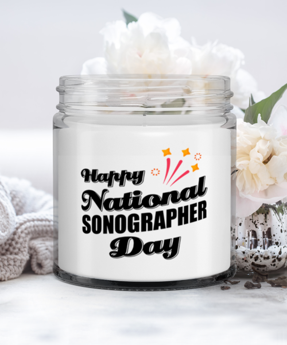 Primary image for Sonographer Candle - Happy National Day - Funny 9 oz Hand Poured Candle New 
