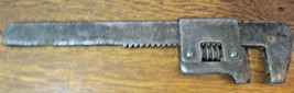 Vintage WIZARD No. 9 Metal Monkey Pipe Wrench 9&quot; Pat. Worcester Mass USA - $14.58