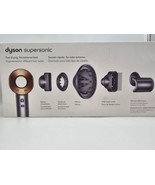 Dyson Supersonic Hair Dryer Set Nickel/Copper with Attachments AUTHENTIC... - £311.49 GBP