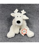 Hallmark Blitzen 14” Plush Beanie White Reindeer Glittery Christmas RARE... - $46.40