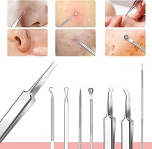 Blemish Removal Tool with Portable Metal Case Pimple Popper Tool - £11.59 GBP