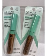 (2) 400 Medium Deep Almay Clear Complexion Concealer Salicylic Acid COMB... - $9.56 CAD