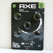 Axe Black Frozen Pear &amp; Cedarwood Car Air Freshener 5pk. - £18.68 GBP