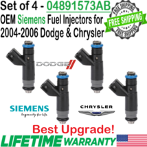 OEM Siemens x4 Best Upgrade Fuel Injectors for 2004-2006 Chrysler Dodge 2.0/2.4L - £66.32 GBP