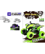ATV Off-Road Diecast Model with shock absorbers (springs) and big rubber... - £29.45 GBP
