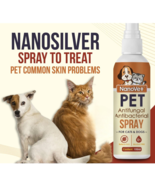 100ml Antifungal Antibacterial Spray Cat Dog Skin Wound Fungus Ringworm ... - $240.92 MXN