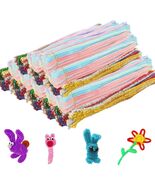 CertBuy 1600PCS Colorful Pipe Cleaners Chenille Stems 10 Colors Bulk Craft - $26.23 CAD