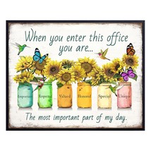 Inspirational Posters For Office 11X14 - Inspirational Quotes Office Wall Decor  - £21.99 GBP