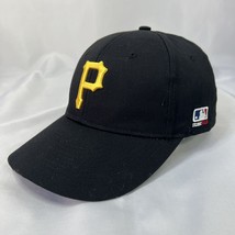 Pittsburgh Pirates Hat Cap Strapback Black Yellow Mens Embroidered MLB Baseball - £14.17 GBP