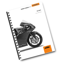 KTM 2014 - RC 250 R - OWNERS MANUAL USER GUIDE - $49.99