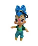 Shimmer and Shine Plush Back Pack Clips Zippered Coin Purse Doll Toys 8&quot;... - $7.95