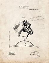 Horse Blinders  Patent Print - Old Look - $7.95+
