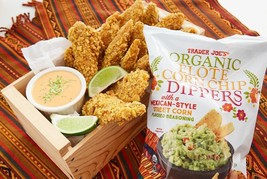 2 Packs Trader Joe&#39;s Organic Elote Corn Chip Dippers 9.75 oz Ea Pack Fre... - £11.68 GBP