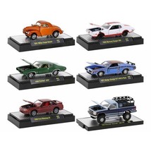 &quot;Auto Meets&quot; Set of 6 Cars IN DISPLAY CASES Release 69 Limited Edition 1/64 D... - £54.30 GBP