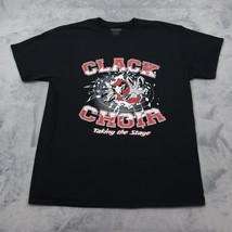 Clack Choir Shirt Mens L Black Gildan Short Sleeve Crew Neck Graphic Print Tee - £17.89 GBP