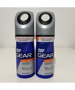 2 Speed Stick Gear Clean Peak Deodorant Body Spray 4 Oz Freshcore New - £31.31 GBP