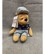 Vintage Disney Store Choo Choo Winnie the Pooh Beanie Plush Stuffed Anim... - €12,89 EUR