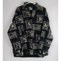 Vintage Sandy River Men&#39;s Casual Shirt With Buck Deer Designs XXL 100% C... - £30.34 GBP