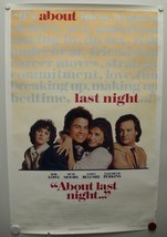 About Last Night 1986 Rob Lowe, Demi Moore, James Belushi-One Sheet - £27.92 GBP