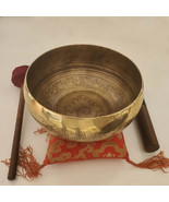 Yoga Meditation Tibetan Double Vajra High Quality Singing Bowl 8&quot;-Made i... - $6,380.52 MXN