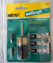 Wolfcraft Depth Driver I #2420 Converts Drill To Drive &amp; Countersink Screws - $21.75