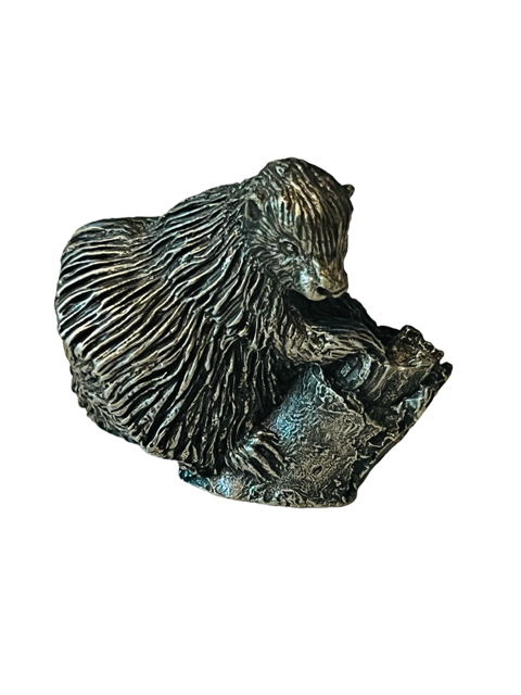 Primary image for Franklin Mint Jane Lunger Pewter Woodland Animal Miniature Figurine Porcupine 