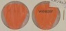 WEEZER - VINTAGE OLD BRIAN BELL TOUR CONCERT ORANGE GUITAR PICK - $10.00