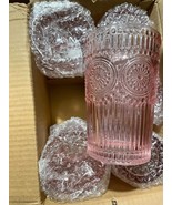 Kate Aspen 6 Vintage Textured 13 oz Glasses - £27.09 GBP