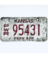  United States Kansas Permanent Power Unit License Plate PWR 95431 - €12,02 EUR
