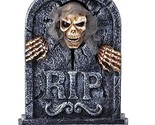 15&quot; Halloween Zombie Skull Animated Tombstone Decor - $59.39