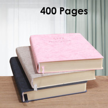 Thick 400 Pages PU Leather Journal A5 Notebook Lined Paper Writing Vintage Diary - £22.36 GBP