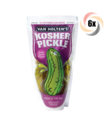 6x Pouches Van Holten&#39;s Jumbo Kosher Zesty Garlic Dill Pickle In-A Pouch... - £14.53 GBP