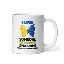 I Love Someone With Down Syndrome White Mugs | Down Syndrome White Mugs - £14.56 GBP+