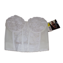 Vintage Nwt Valmont White Lace Bustier Style 1015 Sz 38C - £19.75 GBP
