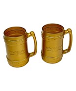 Captain Morgan Glass Mug CM Gold  Rum Tankard Lot 2 Pasabahce Limited Ed... - £40.59 GBP