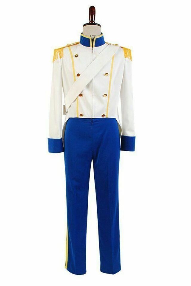 Hot The Little Mermaid Prince Eric Cosplay Costume Attire Outfit Men - $88.50