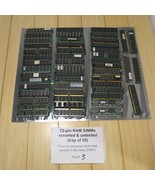 Vintage Memory Lot - 50 pieces of 72-pin RAM SIMMs - Various Brands, Unt... - €107,81 EUR