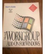 Microsoft Workgroup Add- On For Windows…Instruction Manual Only Ships N 24h - $54.35 CAD