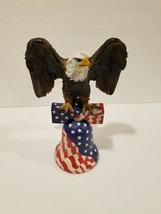 American Liberty Eagle Figurine - 8.5 inch - Resin - £17.78 GBP