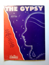 The Gypsy Billy Reid Sheet Music 1946 Song Women Profile Stars Moons Vin... - $12.95