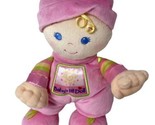 Fisher Price Babys First Doll Pink Blonde Hair 10 inch Rattle Lovey Toy - $12.36