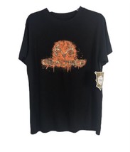 Realtree Mens Shirt Size M Medium Black Orange Short Sleeve Tee Shirt NE... - £14.37 GBP