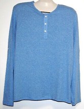 H&amp;M Men&#39;s Light Blue Half Button Cotton Sweater Size XL  NEW     - $18.49